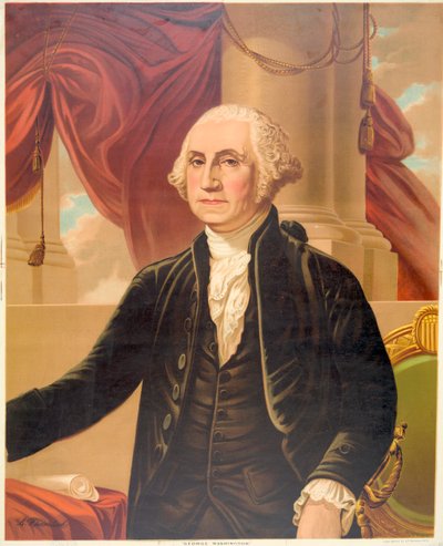 George Washington / A. Weidenbach. C1876. tekijältä Karl Augustus Weidenbach