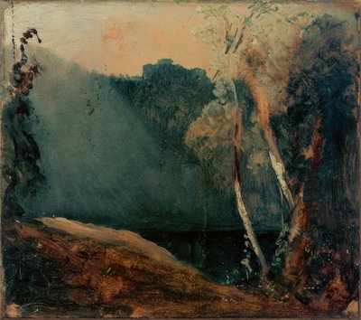 Metsä ja järvi tekijältä Carl Blechen