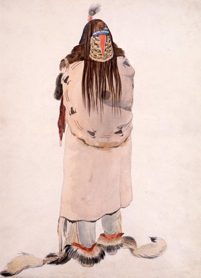Awasho dichsas, Hidatsa Man tekijältä Karl Bodmer