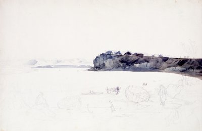 Mih-Tutta-Hang-kusch, Mandan Village tekijältä Karl Bodmer