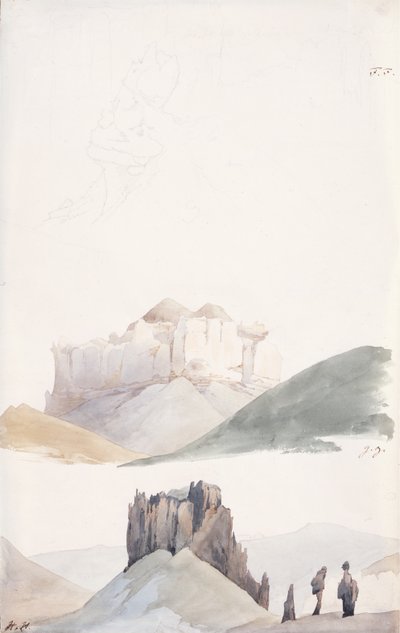 Missourin yläosa tekijältä Karl Bodmer