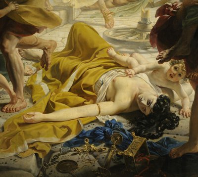 Yksityiskohta kuvasta Pompeijin viimeinen päivä (Karl Bryullov, 1833, Venäjän museo). tekijältä Karl Pavlovich Bryullov
