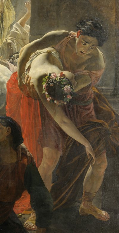 Yksityiskohta Pompejin viimeisestä päivästä (Karl Bryullov, 1833, Venäjän museo) tekijältä Karl Pavlovich Bryullov