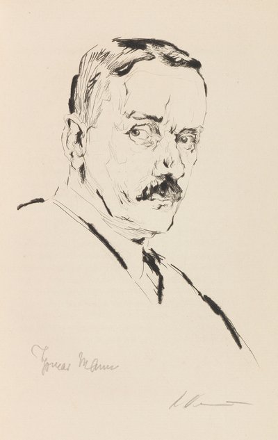 Thomas Mannin muotokuva 1875-1955, 1924. tekijältä Karl Dannemann