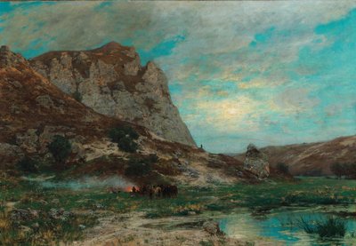  Sotilaat levossa tekijältä Carl Friedrich Lessing