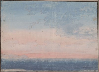 Koriste yleiseen käyttöön. Eteläinen merihorisontti tekijältä Karl Friedrich Schinkel
