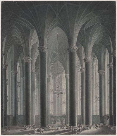 Ruhtinaan residenssi. Sisänäkymä tekijältä Karl Friedrich Schinkel