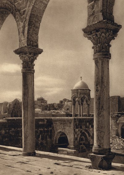 Jerusalem, pelihallit temppelin paikalla (m/v kuva) tekijältä Karl Grober