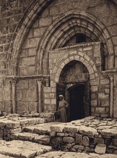 Jerusalem, Neitsythaudan kirkko, Portaali (m/v kuva) tekijältä Karl Grober