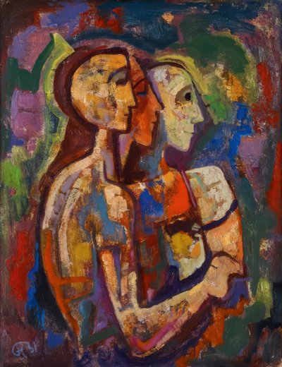 Kolme nuorta miestä tekijältä Karl Hofer