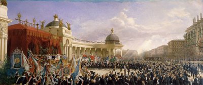 Itävaltalaisten laulajien kunnianosoitus keisarille 27. huhtikuuta 1879 tekijältä Karl Karger