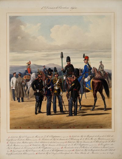 Ensimmäinen kevytratsuväkidivisioona, 1867 tekijältä Karl Karlovich Piratsky