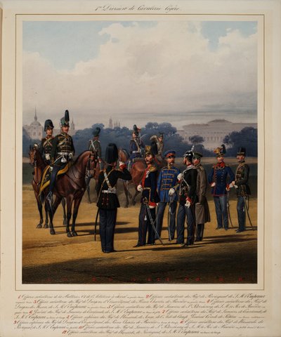 Ensimmäinen kevytratsuväkidivisioona, 1867 tekijältä Karl Karlovich Piratsky