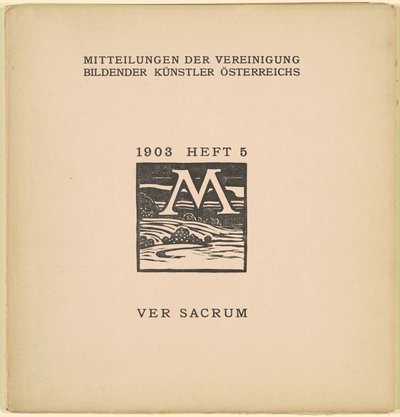 Ver Sacrum [6. vuosi, numero 5, maaliskuu 1903] tekijältä Karl Muller