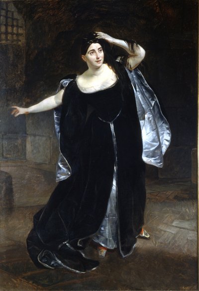 Giuditta Pasta (1797-1865) and “Anne Boleyn” (Anne de Boleyn (Anna or Ann Bolin and Anne Bullen tekijältä Karl Pavlovich Bryullov