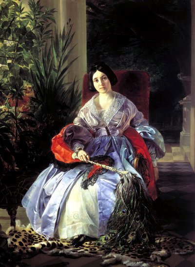 Prinsessan muotokuva Elizaveta Pavlovna Saltykov, 1841. tekijältä Karl Pavlovich Bryullov