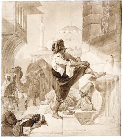 Keskipäivä karavaansaraissa, 1835. tekijältä Karl Pavlovich Bryullov