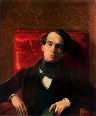 Muotokuva kirjailija Aleksandr Nikolajevitš Strugovshchikovista, 1840, 1965. tekijältä Karl Pavlovich Bryullov