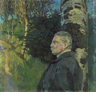 Detlef von Liliencronin (1844-1909) muotokuva 1906 (öljy kankaalle) tekijältä Karl Wilhelm Arthur Illies
