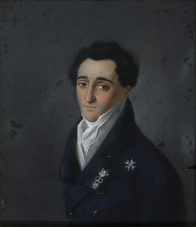 Christofor Ekimovichin edustajien muotokuva - Lazarevin 1789-1871, 1820 tekijältä Karl Wilhelm Bardou