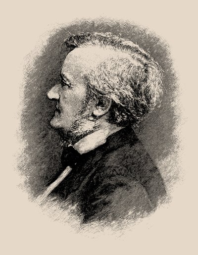 Säveltäjä Richard Wagnerin muotokuva 1813-1883, 1900-1910. tekijältä Karl Wilhelm Diefenbach