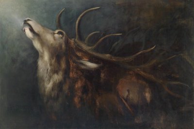Kuoleva hirvi tekijältä Karl Wilhelm Diefenbach