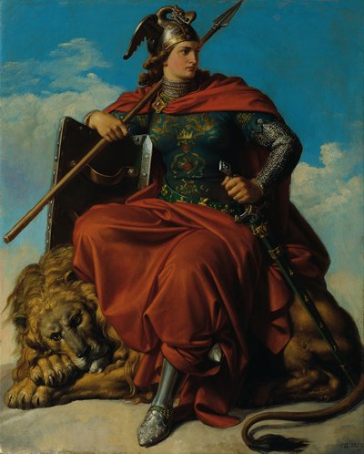 Rohkeuden allegoria tekijältä Karl von Blaas
