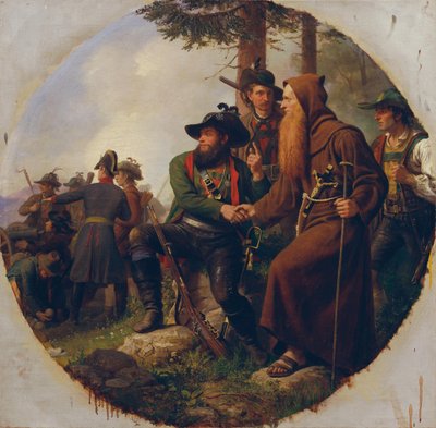Isel-vuoren taistelu vuonna 1809 tekijältä Karl von Blaas