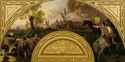 Piacenzan taistelu 1746 tekijältä Karl von Blaas