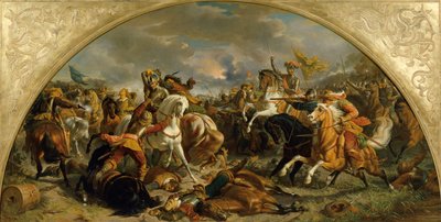 Itävallan armeijan voitto ruotsalaisista Nördlingenissä vuonna 1634 tekijältä Karl von Blaas