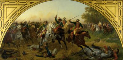 Kolinin taistelu 1757 tekijältä Karl von Blaas
