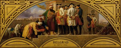 Belgradin antautuminen vuonna 1789 tekijältä Karl von Blaas