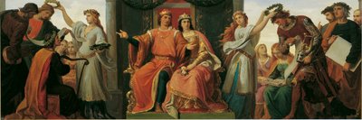 Leopold Glorious taiteiden ja tieteiden suojelijana tekijältä Karl von Blaas