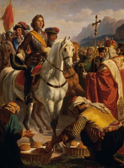 Prinssi Eugenen marssi Bosniaan vuonna 1697 tekijältä Karl von Blaas