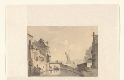 Näkymä kanavalle kaupungissa tekijältä Kasparus Karsen