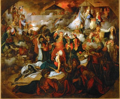 Belgradin valloitus vuonna 1806 (öljy kankaalle) tekijältä Katarina Ivanovic