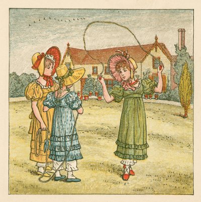 Tytöt ohittavat tekijältä Kate Greenaway