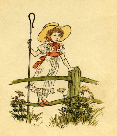 Pikku Bo-peep on hävinnyt tekijältä Kate Greenaway