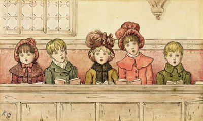 Laulu kirkossa tekijältä Kate Greenaway