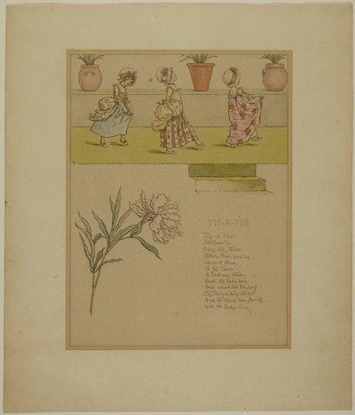 Tutkimus varpaanpäälle, Marigold Gardenista tekijältä Kate Greenaway