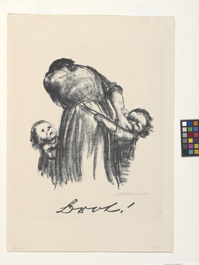 Rikkominen! tekijältä Käthe Kollwitz