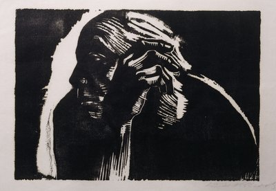omakuva; Omakuva, 1924 tekijältä Käthe Kollwitz