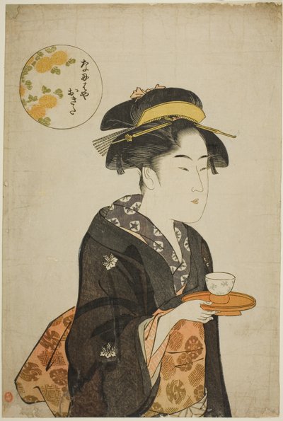 Naniwayan tarjoilija Okita tekijältä Katsukawa Shuncho