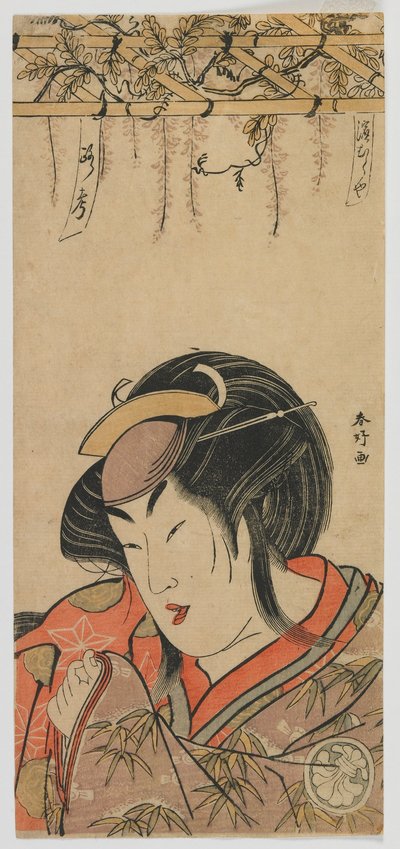 Hamamuraya Roko (Segawa Kikun hyvä nainen) Edo Perio d, 1780-luku tekijältä Katsukawa Shunko
