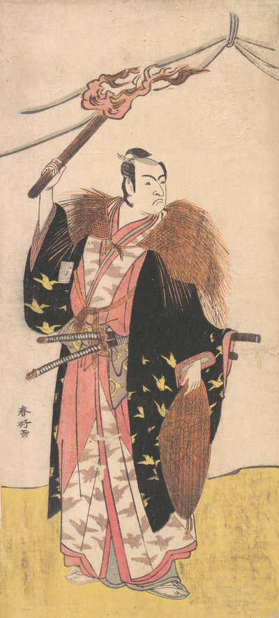Ichikawa Masasuken Jurosukenari, vai mitä? 1785. tekijältä Katsukawa Shunko