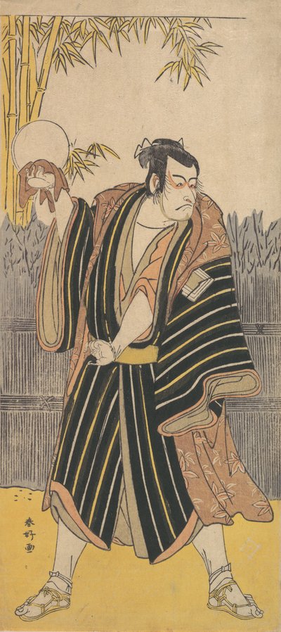 Kabuki ac ja r Ichikawa Dan Juro V, vai mitä? 1788-90. tekijältä Katsukawa Shunko
