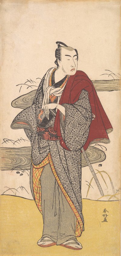 The Actor Matsumoto Koshiro 4th as a Man, ca. 1780. tekijältä Katsukawa Shunko