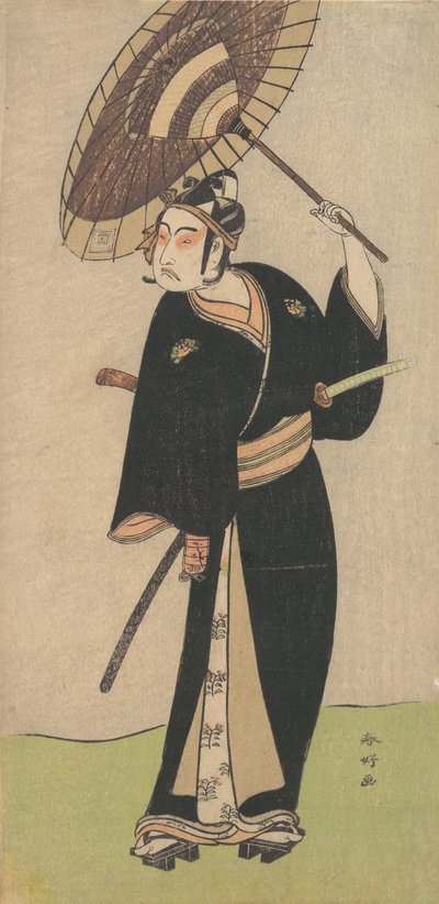 The Third Ichikawa Yaozo in the Role of the Otokodate Sukeroku, 1784. tekijältä Katsukawa Shunko