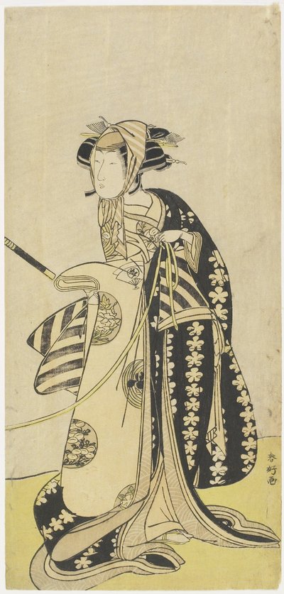 (Näyttelijä Onoe Matsusuke naisroolissa) tekijältä Katsukawa Shunsho
