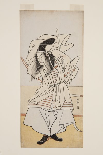 Akter Ichikao Dangar? VS Tomomori (Black Woodblock Print) tekijältä Katsukawa Shunsho